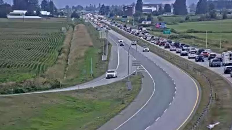 UPDATE: All lanes open on Hwy. 1 following 2 rollovers Sunday in Chilliwack | Fraser Valley Today