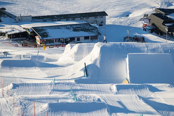 The terrain park at Perisher.