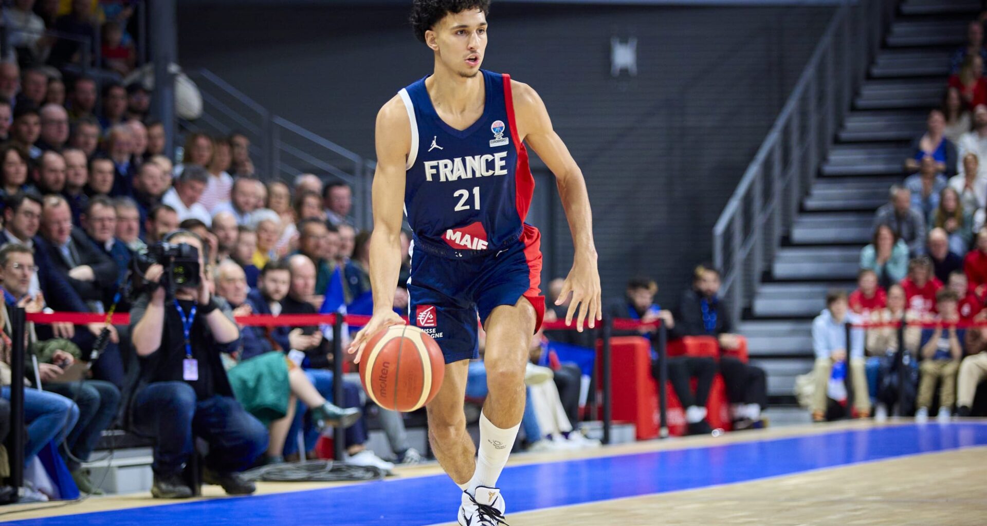 Zaccharie Risacher "ready to go to war" for France to win EuroBasket