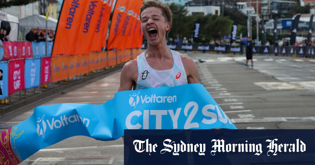 Isaac Heyne and Bronte Oates crowned winners as 90,000 hit the streets