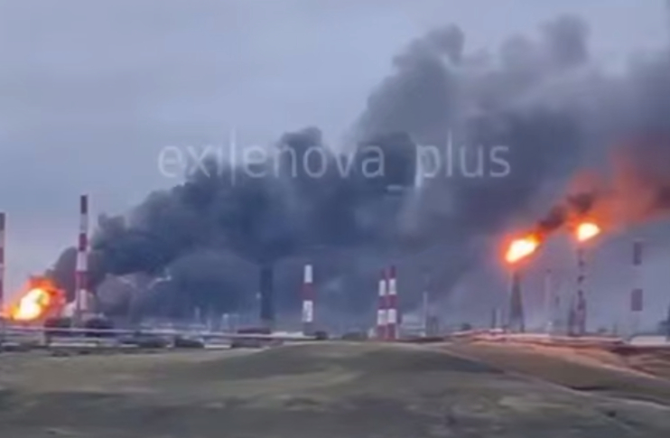 Ukraine Blows Up Russian Port Olya Ship Loaded With Iranian Drone Parts, Hits Oil Refinery