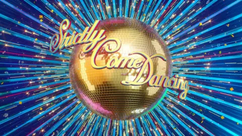 PA Media Strictly Come Dancing logo with glitter ball
