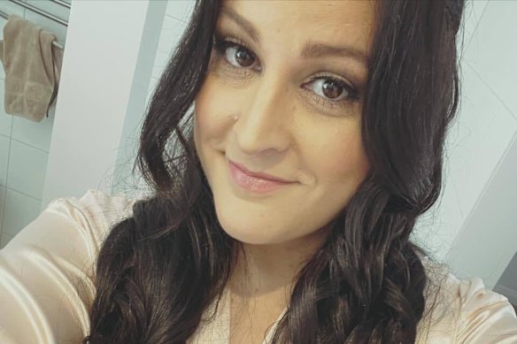 Athena Georgopoulos, who was found dead with her partner at Mount Waverley on Monday.