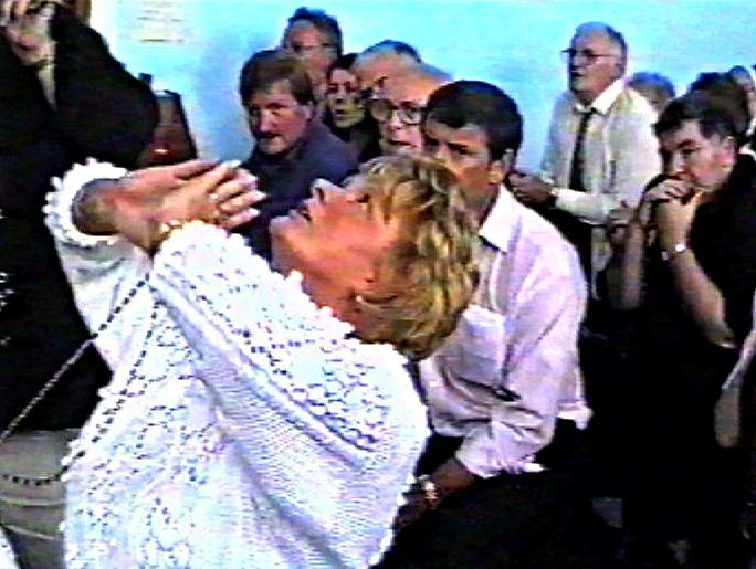 Gallagaher at one of her House of Prayer ‘visionary’ events