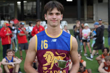 Brisbane Lions Academy draft prospect Daniel Annable.