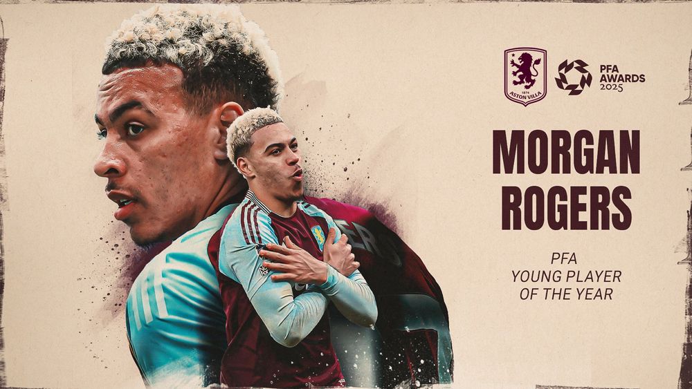 Morgan Rogers crowned PFA Young Player of the Year - Aston Villa Football Club
