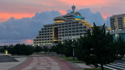 Anastasia Samsonova A hotel at the Wonsan Kalma resort