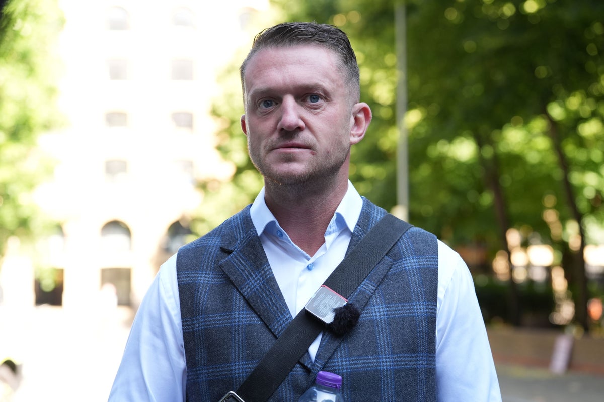 Tommy Robinson arrested over alleged assault at London train station