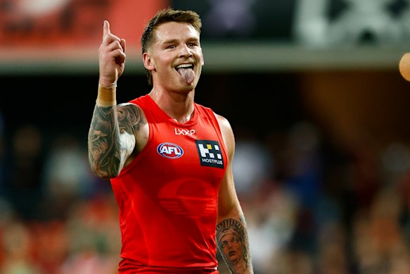 Bailey Humphrey of the Suns celebrates a goal.