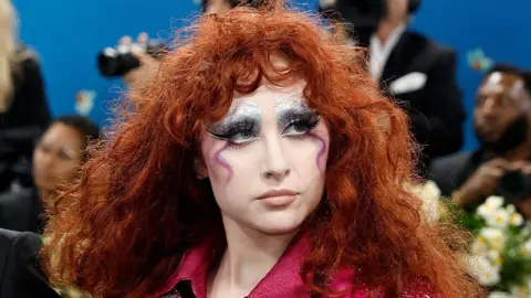 Taylor Hill/Getty Images Chappell Roan attends "Superfine: Tailoring Black Style", the 2025 Costume Institute Benefit, at Metropolitan Museum of Art on May 05, 2025 in New York City. (Photo by Taylor Hill/Getty Images)