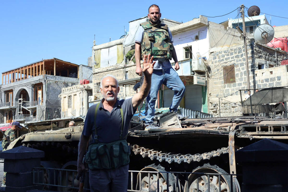 לוחמים דרוזים בסוריה , אי.אף.פי