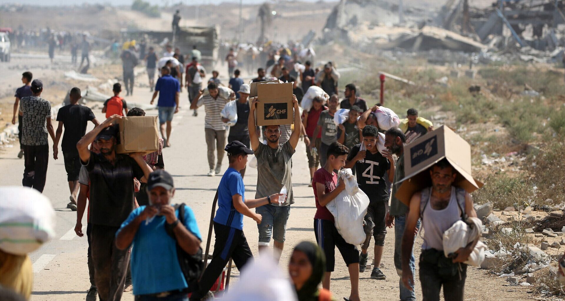 Palestinians report 23 killed near Gaza aid sites, 6 starvation deaths in past day