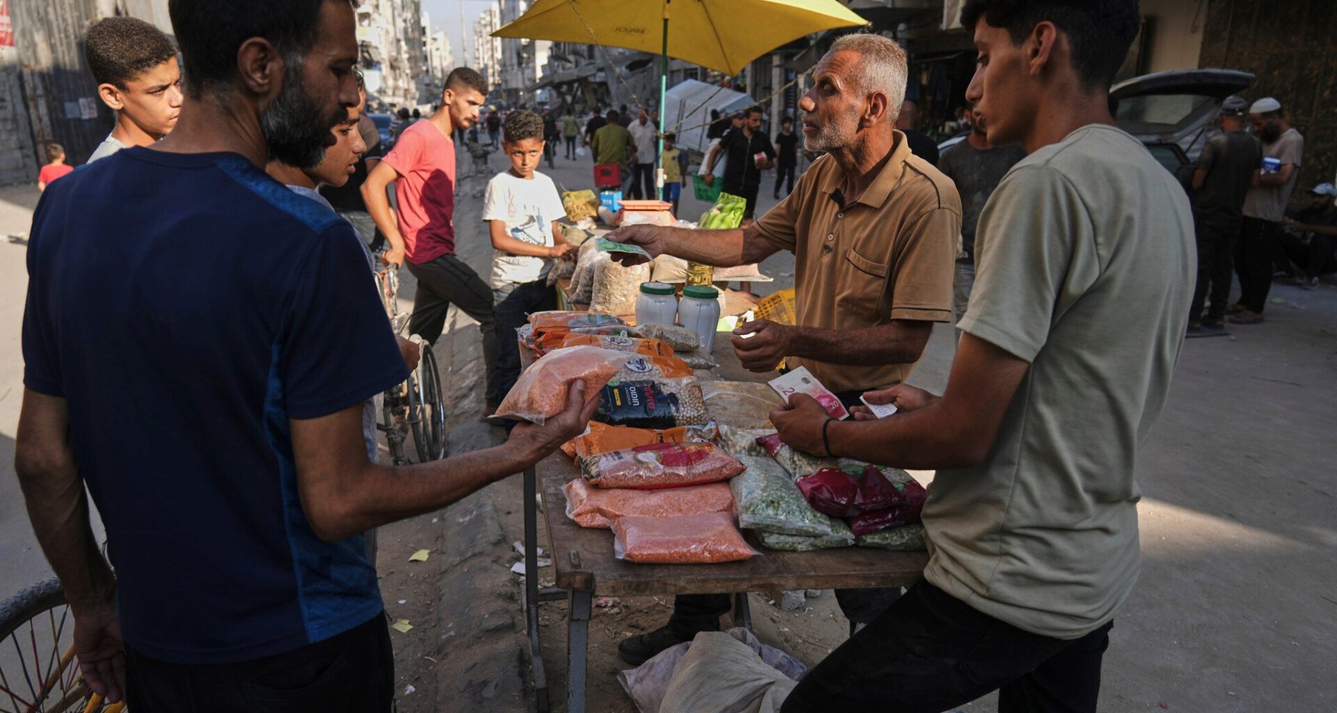 For many Gazans, free aid from GHF sites or UN convoys have become a last resort