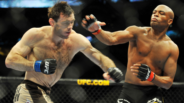 Anderson Silva and Forrest Griffin
