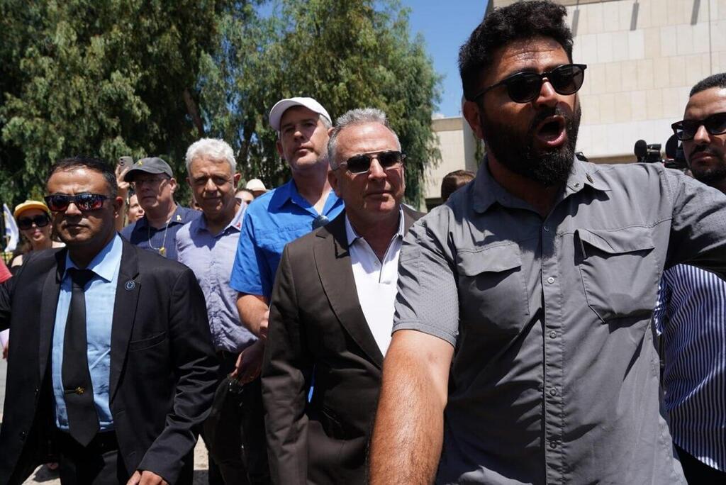 סטיב וויטקוף בכיכר החטופים בתל אביב