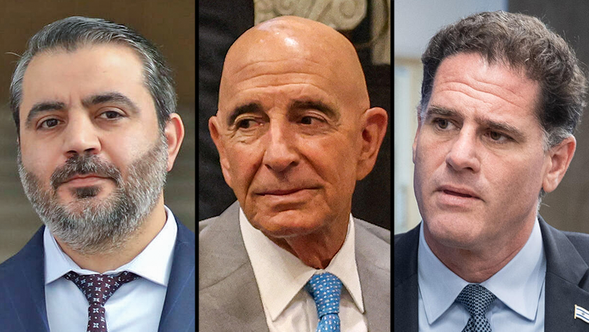 Asaad al-Shaibani, Tom Barrack and Ron Dermer 