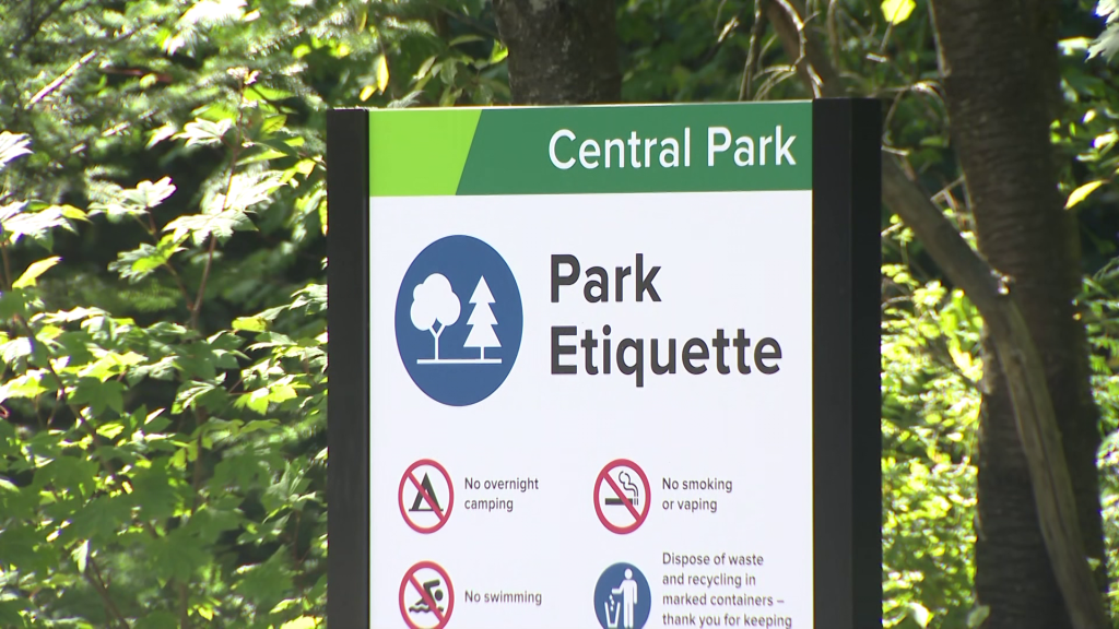 Burnaby RCMP warn public after woman allegedly groped in Central Park