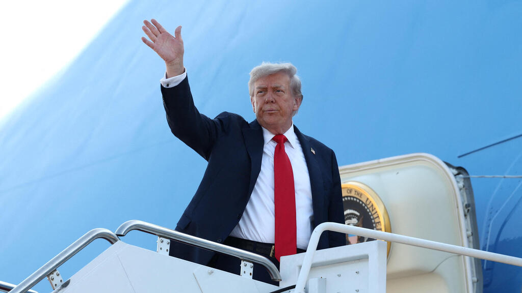 טראמפ ממריא לאלסקה