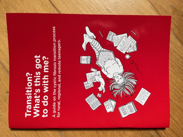 An image of the red cover of the “Transition? What’s this got to do with me?” guide.