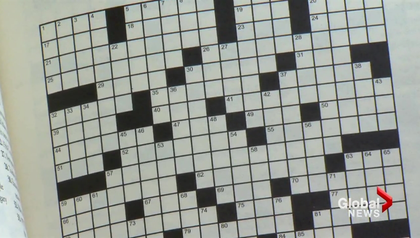 Click to play video: 'Calgary crossword designer enjoys creating new Canada-themed puzzle book'