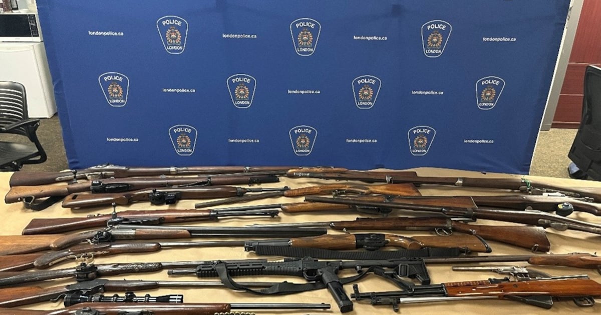 22 guns seized after investigation in downtown London, Ont. - CTV News