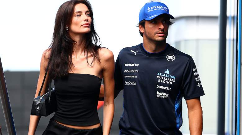 Rebecca Donaldson and Carlos Sainz.