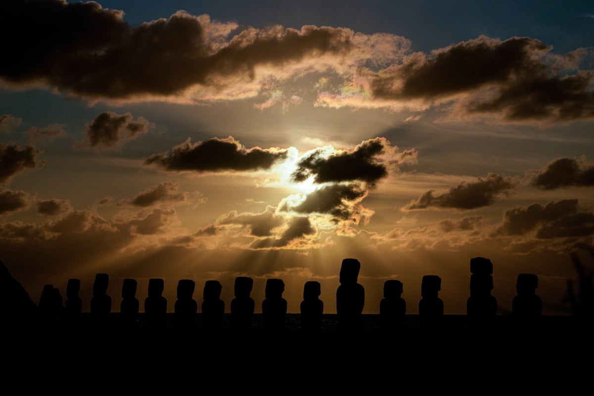 Iconic Easter Island statues could be gone in 60 years because of rising seas, study warns