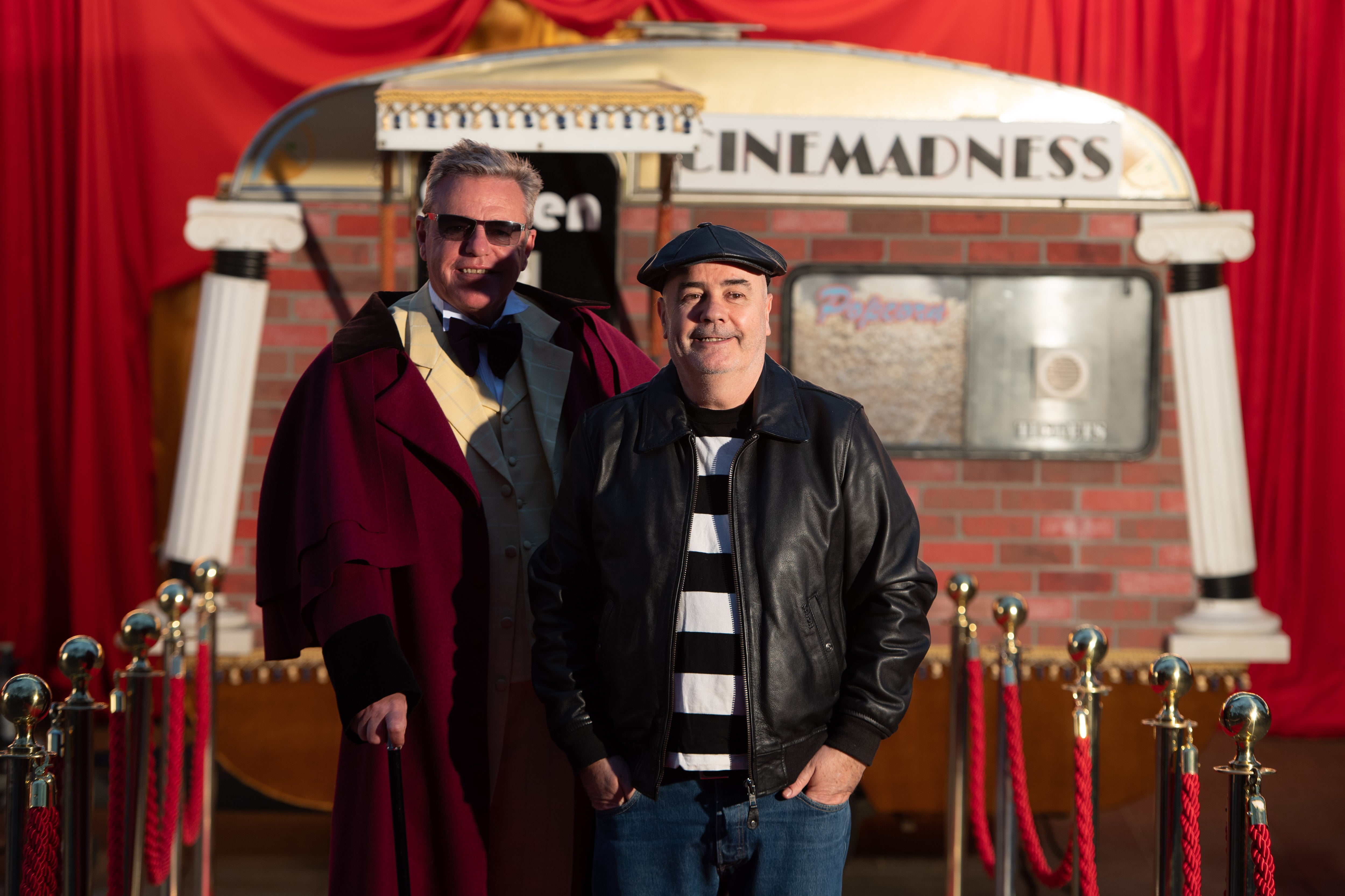 Chris Foreman (right) and Madness lead singer Suggs (left) in 2021