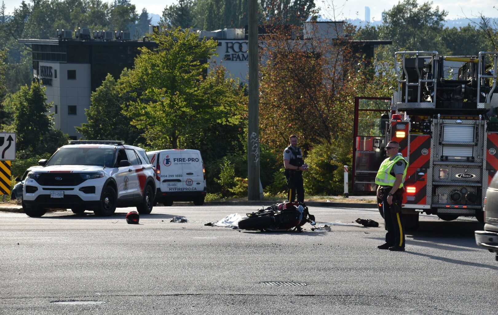 Motorcyclist dead after serious crash in Langley