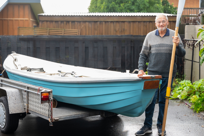SunLive - 87-year-old to row Tauranga harbour