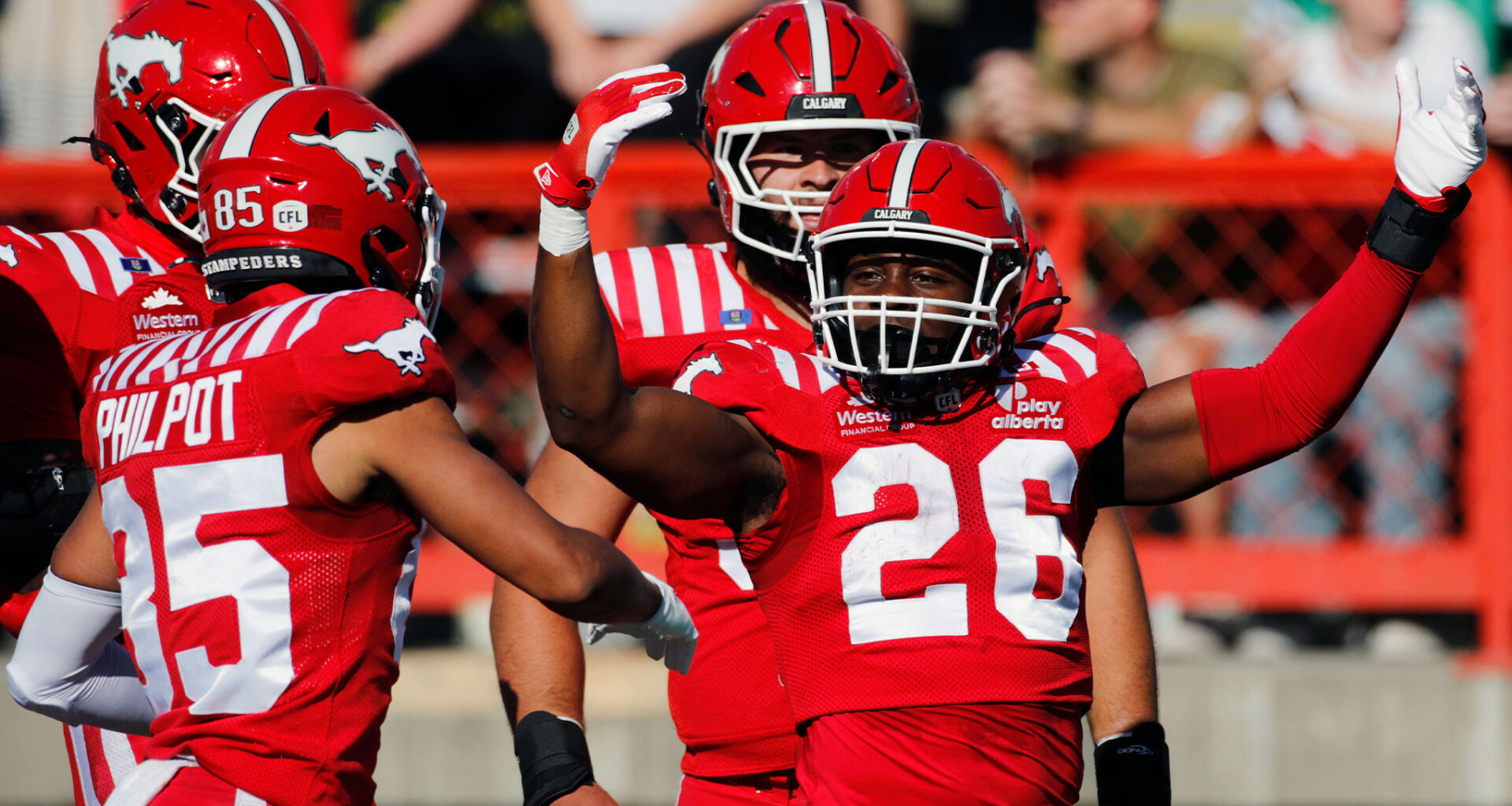 Stamps topple Riders in West Division showdown