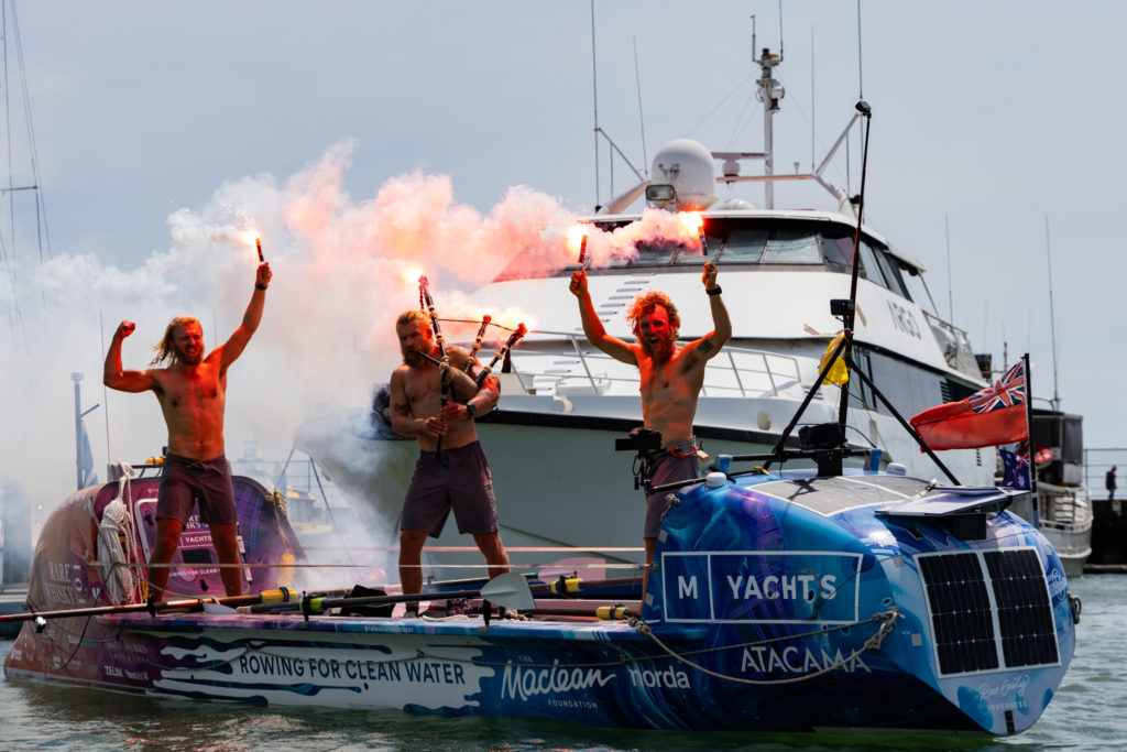 3 Scottish brothers complete record-setting row across the Pacific Ocean