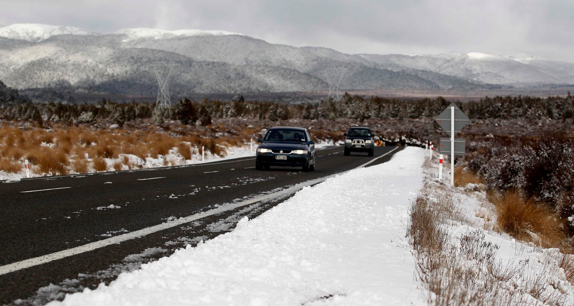 SunLive - Snowfall warning issued for Desert Rd