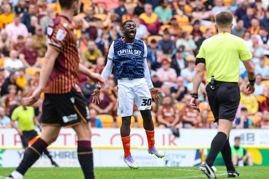 Town fall to defeat at Valley Parade