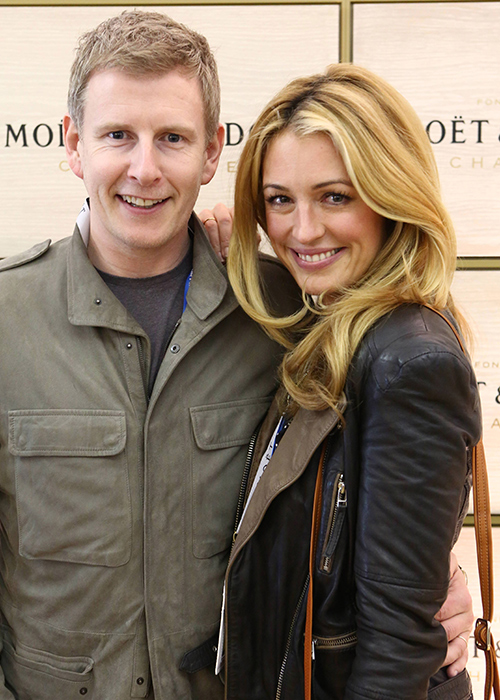 LONDON, UNITED KINGDOM - NOVEMBER 11: (EMBARGOED FOR PUBLICATION IN UK TABLOID NEWSPAPERS UNTIL 48 HOURS AFTER CREATE DATE AND TIME. MANDATORY CREDIT PHOTO BY DAVE M. BENETT/GETTY IMAGES REQUIRED) Patrick Kielty and Cat Deeley attend the Moet et Chandon VIP lounge during day seven of the ATP World Finals at the O2 Arena on November 11, 2012 in London, England. (Photo by Dave M Benett/Getty Images for Moet et Chandon)