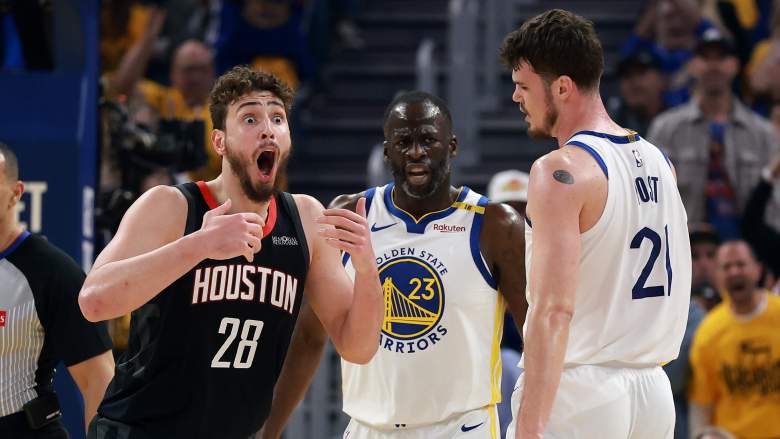 Draymond Green, Golden State Warriors, Alperen Sengun, Houston Rockets