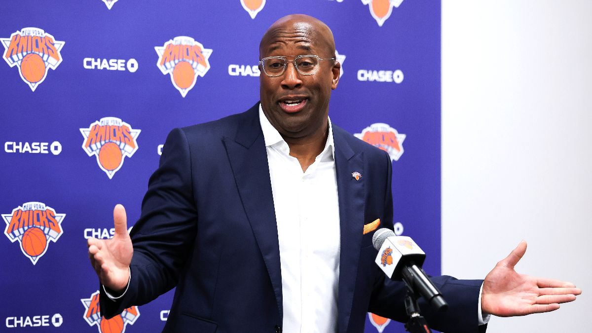 Head coach Mike Brown of the New York Knicks.