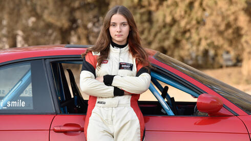Israeli 16-year-old teen girl drifting past Europe’s top male racers
