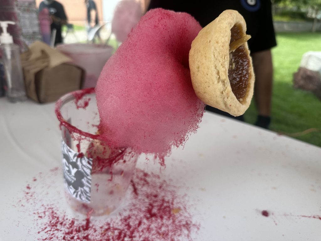 Habanero cotton candy topped with butter tart. CITYNEWS/Richard Southern