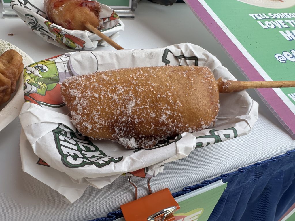 Deep fried watermelon. 