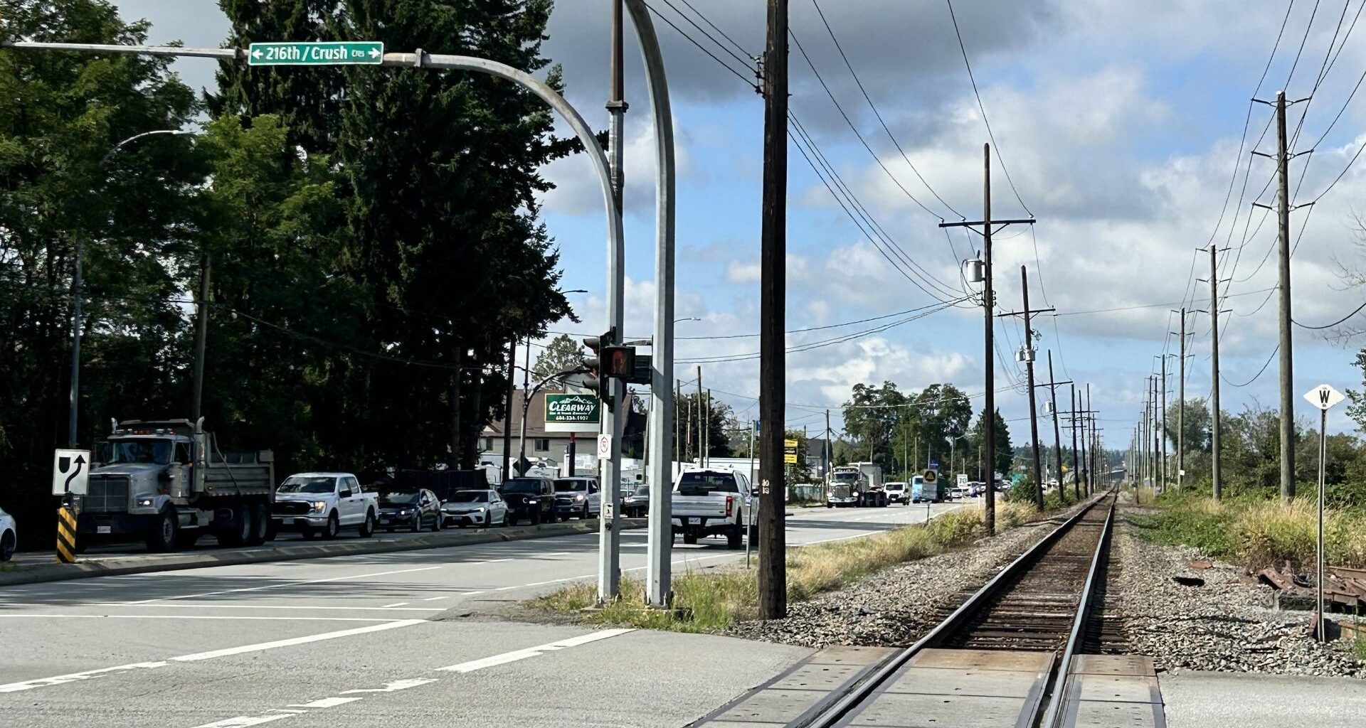 pedestrian dead after collision with train