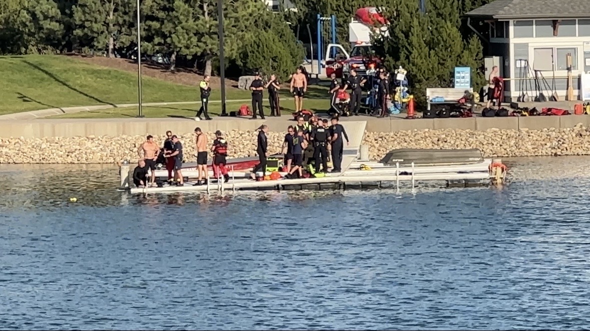 Bodies of two men pulled from SE Calgary lake after reports of possible drowning