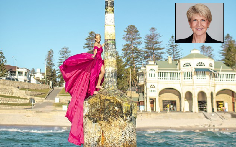 Julie Bishop at Cottesloe
