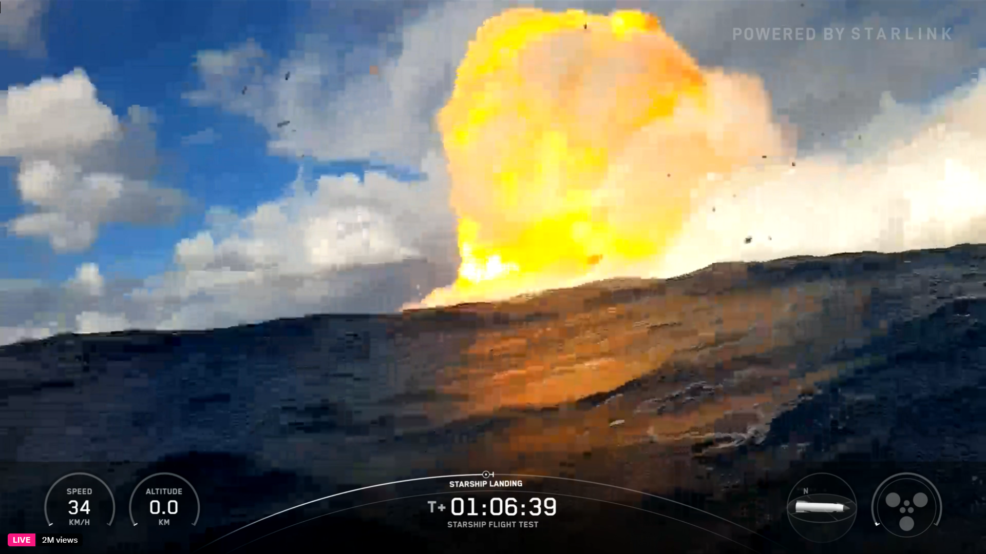 SpaceX Starship Flight 10 landing