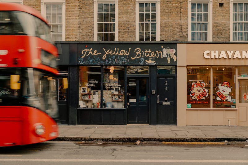 The Yellow Bittern, located near London's King's Cross train station. Photograph: Peter Flude/The New York Times