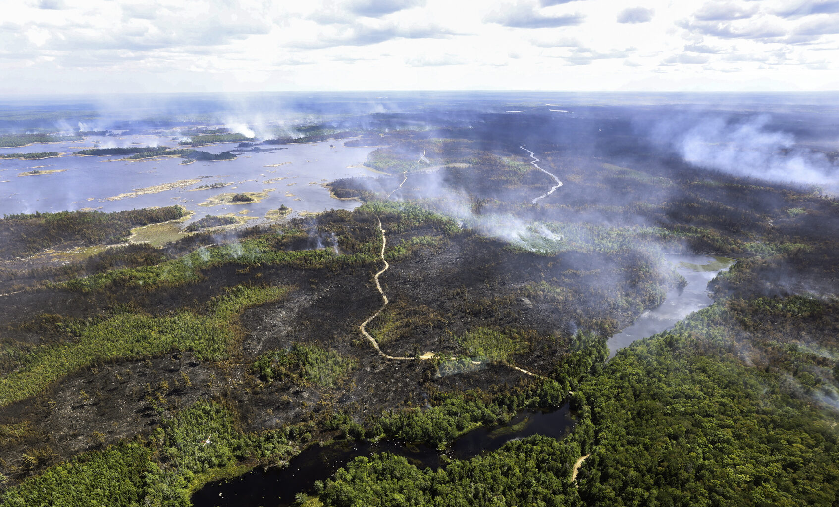 Twenty Homes Lost in Long Lake Wildfires