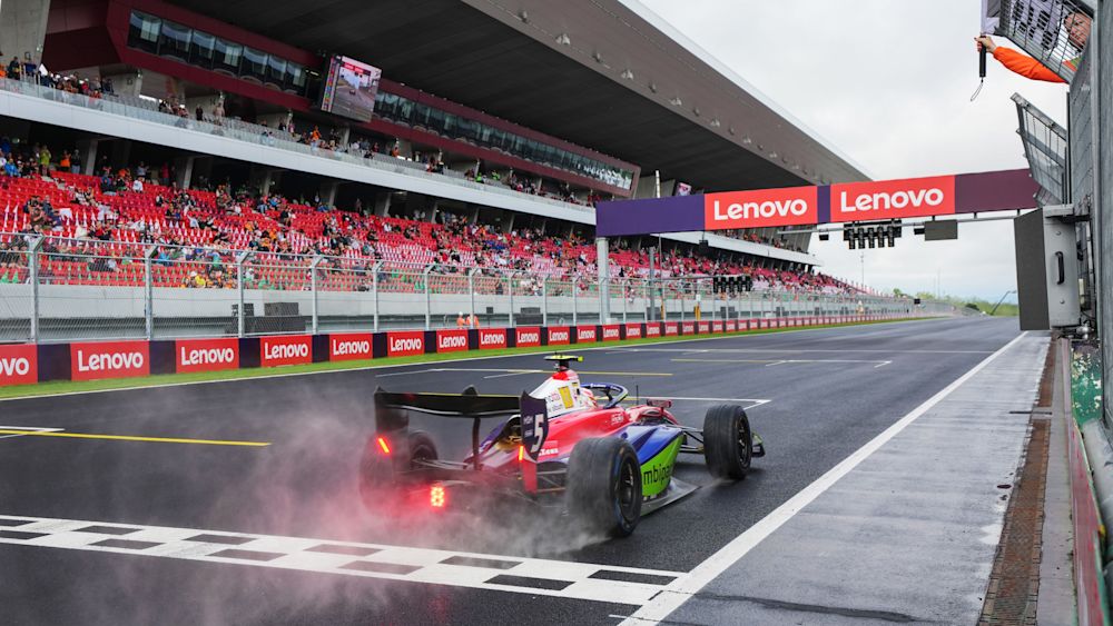 A commanding performance from the Ferrari junior earned him the F3 title with one round still to go
