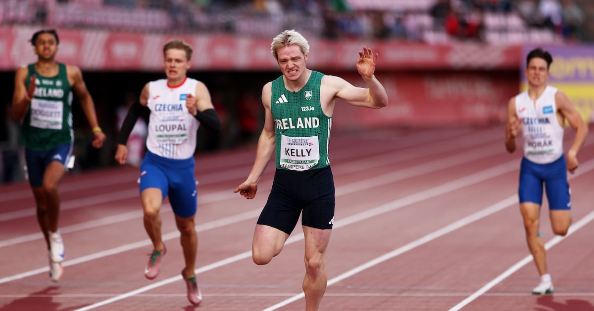 Conor Kelly’s stunning run scoops 400m gold at European Under-20 Athletics Championships – The Irish Times