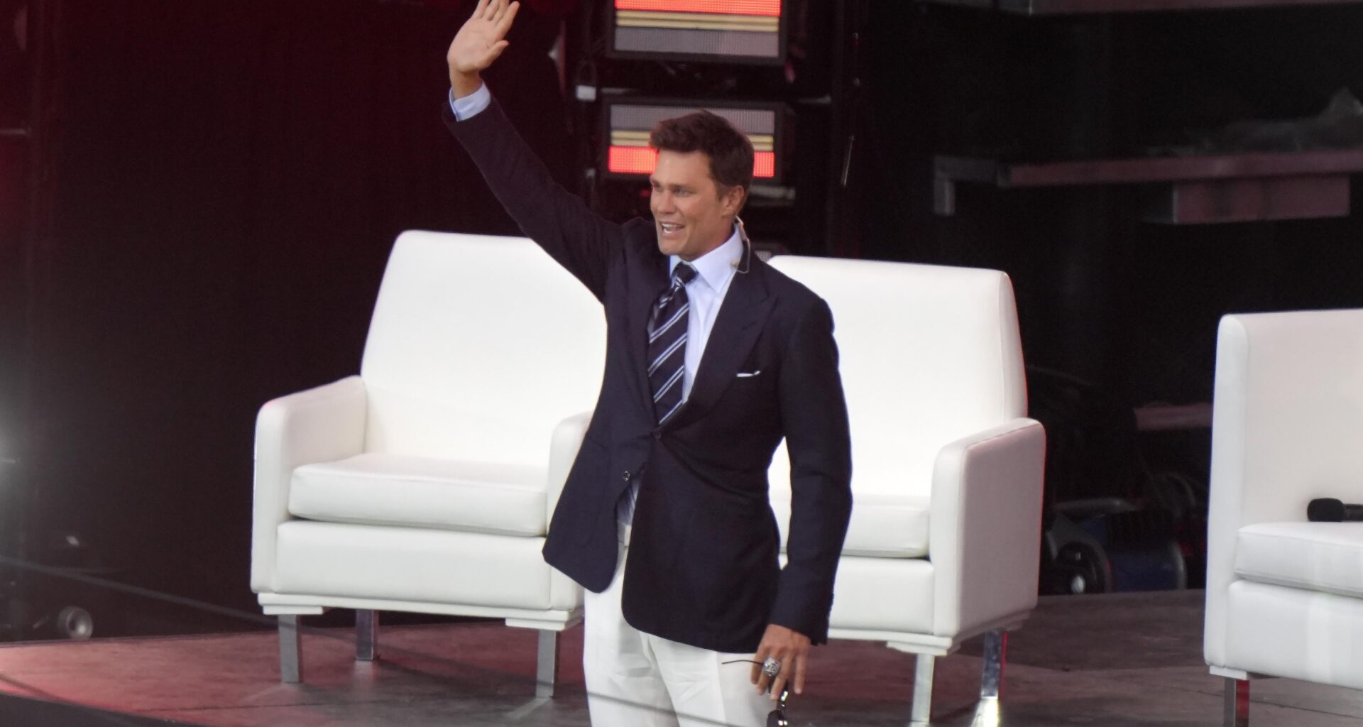 Tom Brady's Patriots Statue Unveiled in Epic Photos, Videos Before Preseason Game