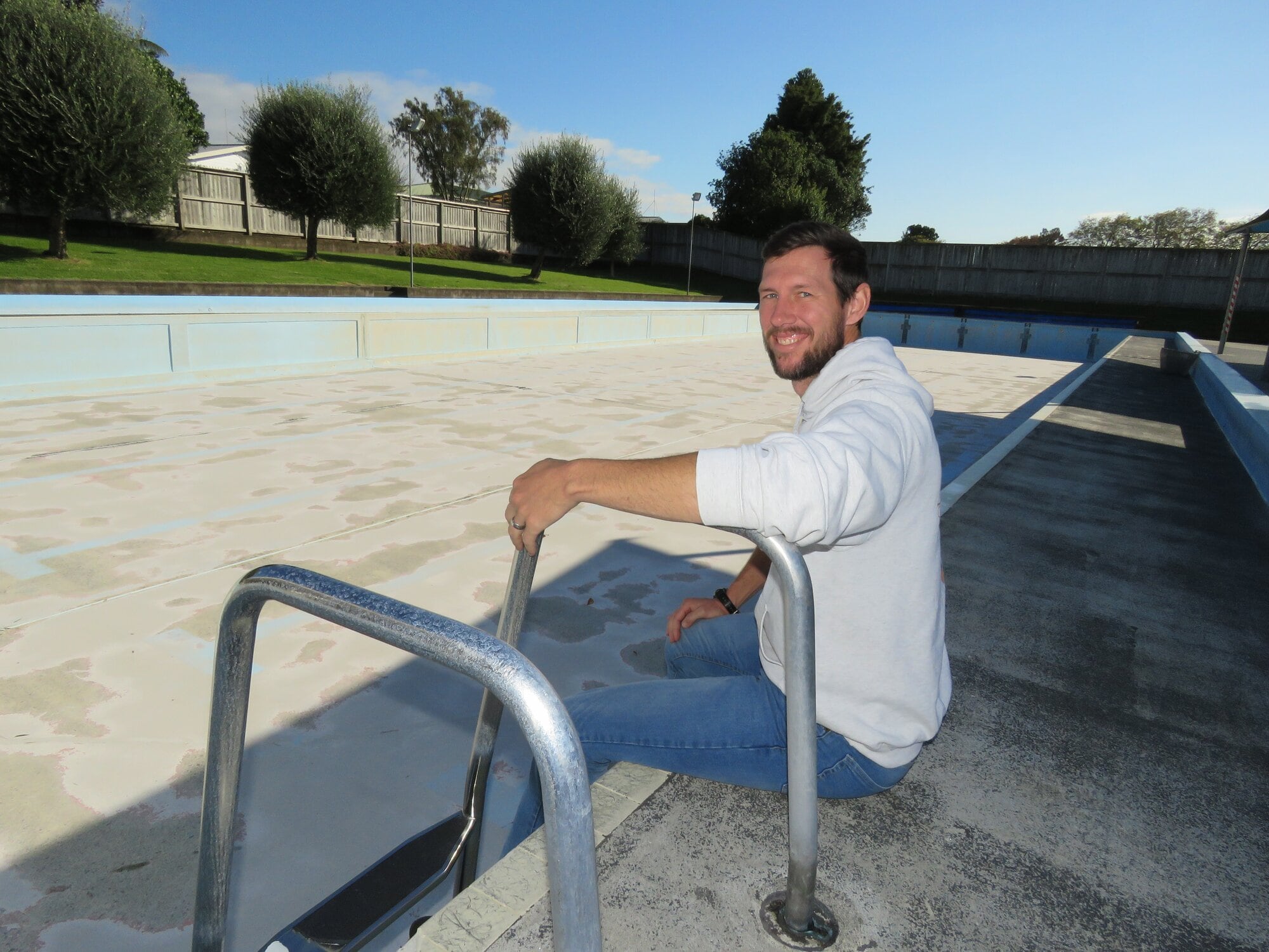  Dave Hume Swimming Pool complex manager Daniel Wilks. Photo / Merle Cave